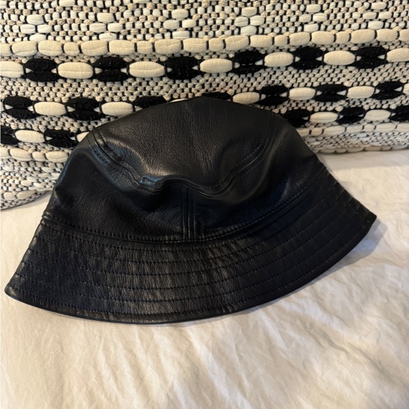Aritzia Babaton Faux Leather Bucket Hat - Picture 2 of 7